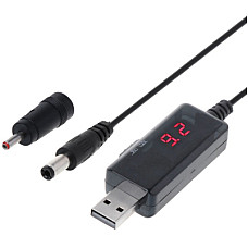 Кабель живлення USB to DC 3.5x1.35mm + 5.5x2.1mm 9V-12V Dynamode (KWS-912V)