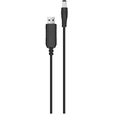 Кабель живлення ACCLAB USB - DC (M/M), 5.5х2.5 мм, 9 V, 1 A, 1 м, Black (1283126565113)