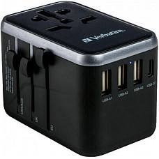 Зарядний пристрій Verbatim UTA-04 PD61W (3xUSB-A/2xUSB-C) (49546)