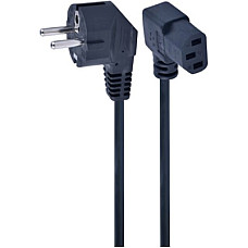 Кабель живлення C13 1.5m 90° corner Cablexpert (PC-186A-VDE1B-1.5M)