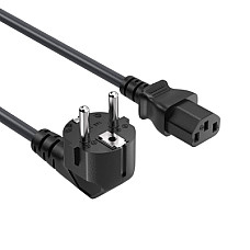 Кабель живлення C13 1.8m black ColorWay (CW-CBP082-BK)