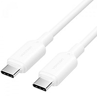 Дата кабель USB-C to USB-C 1.0m 60W white Vention (TRCWF)