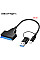 Адаптер USB3.0 Type-A/C HDD 2,5" SATA II/III / SSD Dynamode (DM-AD-SATA-U3)