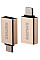 Адаптер Remax Glance USB-USB Type-C RA-OTG1 Gold (6954851289753)