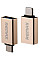 Адаптер Remax Glance USB-USB Type-C RA-OTG1 Gold (6954851289753)