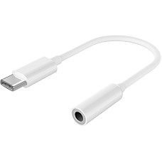 Адаптер Cablexpert USB Type-C - 3.5 мм (M/F), 0.1 м, White (A-CM-3.5F-01)