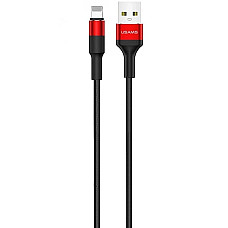 Кабель Usams US-SJ220 USB - Lightning (M/M), 1.2 м, Red (SJ220IP02)
