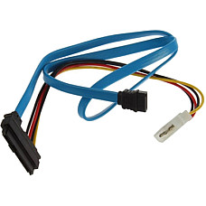 Кабель для передачі даних SATA 7pin (F) to SAS (SFF-8482) 0.7m Value (S0130)