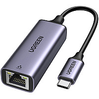 Перехідник USB 3.1 Type-C to Ethernet RJ45 1000 Mb CM199 Ugreen (50737)