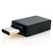 Адаптер Cablexpert USB - USB Type-C V 3.0 (F/M) Black (A-USB3-CMAF-01)