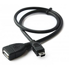 Дата кабель USB 2.0 AF to mini-B 5P OTG 0.5m Extradigital (DV00DV4066)
