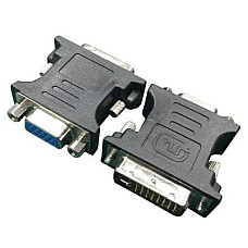 Адаптер Cablexpert DVI - VGA (M/F), Black (A-DVI-VGA-BK)
