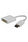 Адаптер Cablexpert DisplayPort - DVI (M/F), 0.1 м, білий (A-DPM-DVIF-002-W) пакет