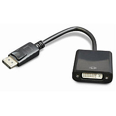 Адаптер Cablexpert DisplayPort - DVI (M/F), 0.1 м, Black (A-DPM-DVIF-002)