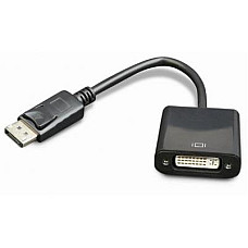 Адаптер Cablexpert DisplayPort - DVI (M/F), 0.1 м, Black (A-DPM-DVIF-002)