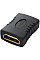 Адаптер Cablexpert HDMI - HDMI (F/F), F19, Black (A-HDMI-FF)