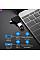 Адаптер Vention USB - USB Type-C + micro USB V 3.0 (F/M) Black (CDIB0)