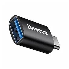 Адаптер Baseus Ingenuity Series Mini OTG USB-C to USB-A 3.1 Black (ZJJQ000001)