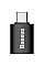 Адаптер Baseus Ingenuity Series Mini OTG USB-C to USB-A 3.1 Black (ZJJQ000001)