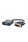 Адаптер Cablexpert DVI - VGA (M/F), 0.2 м, Black (A-DVID-VGAF-01) пакет