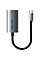 Перехідник USB-C to RJ45 Ethernet 1000Mbps black VENTION (CFPHB)