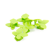 Тримач для кабелю Extradigital CC-948 Cable Clips butterfly, Green (KBC1713)