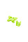 Тримач для кабелю Extradigital CC-948 Cable Clips butterfly, Green (KBC1713)