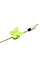 Тримач для кабелю Extradigital CC-948 Cable Clips butterfly, Green (KBC1713)