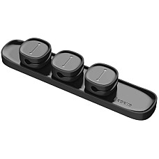 Тримач для кабелю Baseus Peas Cable Clip Black (ACWDJ-01)