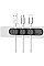 Тримач для кабелю Baseus Peas Cable Clip Black (ACWDJ-01)