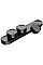 Тримач для кабелю Baseus Peas Cable Clip Black (ACWDJ-01)