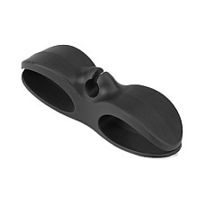 Тримач для кабелю OfficePro CM001B, клейка основа, black (CM001B)