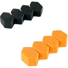 Тримач для кабелю Extradigital CC-963 Cable Clips, Black/Orange (KBC1804)