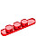 Тримач для кабелю Baseus Peas Cable Clip Red (ACWDJ-09)