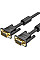 Кабель мультимедійний VGA M to VGA M 20.0m black Vention (DAEBQ)