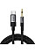 Кабель мультимедійний USB-C to 3.5mm M 0.15m black Acefast (6974316285274)