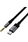 Кабель мультимедійний USB-C to 3.5mm M 0.15m black Acefast (6974316285274)