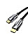 Кабель мультимедійний HDMI M to HDMI M 2.0m V2.1 8K60Hz braided black Vention (AALBH)