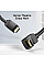 Кабель мультимедійний HDMI M to HDMI M 1.0m 4K60Hz 90° corner black Vention (AAQBF)