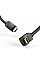 Кабель мультимедійний HDMI M to HDMI M 1.0m 4K60Hz 90° corner black Vention (AAQBF)