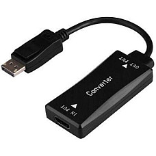 Адаптер Cablexpert HDMI - DisplayPort (F/M), 0.15 м, Black (A-HDMIF30-DPM-01)