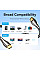 Кабель мультимедійний HDMI M to HDMI M 0.5m V2.0 4K60Hz braided zinc alloy black Vention (ALMBD)