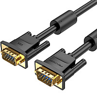 Кабель мультимедійний VGA M to VGA M 1.5m ferrite Vention (DAEBG)