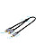 Кабель мультимедійний USB-C M to 2xRCA F 0.5m black Vention (BGVHD)