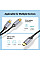 Кабель мультимедійний USB-C M to 2xRCA F 0.5m black Vention (BGVHD)