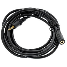 Кабель мультимедійний 3.5mm M to 3.5mm F 5.0m Value (B00344)