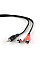 Аудіо-кабель Cablexpert 3.5 мм - 2хRCA (M/M), 2.5 м, Black (CCA-458-2.5M)