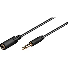Кабель Goobay Jack 3.5mm 4pin M/F 3.0m