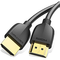 Кабель мультимедійний HDMI M to HDMI M 1.0m black VENTION (AAIBF)