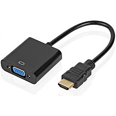 Адаптер Atcom HDMI - VGA (M/F),  0.1 м, Black (9220)